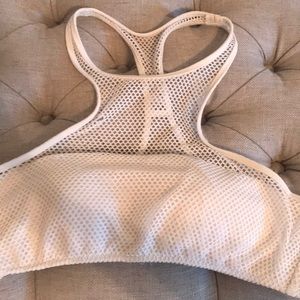 White mesh Victoria’s Secret bikini top